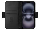 Lommebokdeksel iPhone 16 - Svart