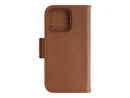 Lommebok med magnetdeksel iPhone 13 Pro - Brun