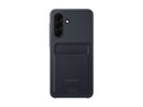 Samsung Silikondeksel m/kortholder Samsung A37 - Svart
