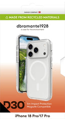 dbramante Iceland Ultra Støtsikkert Deksel iPhone 18 Pro / 17 Pro Magsafe - Gjennomsiktig