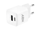KEY 20W Duo Strømadapter USB-A og USB-C