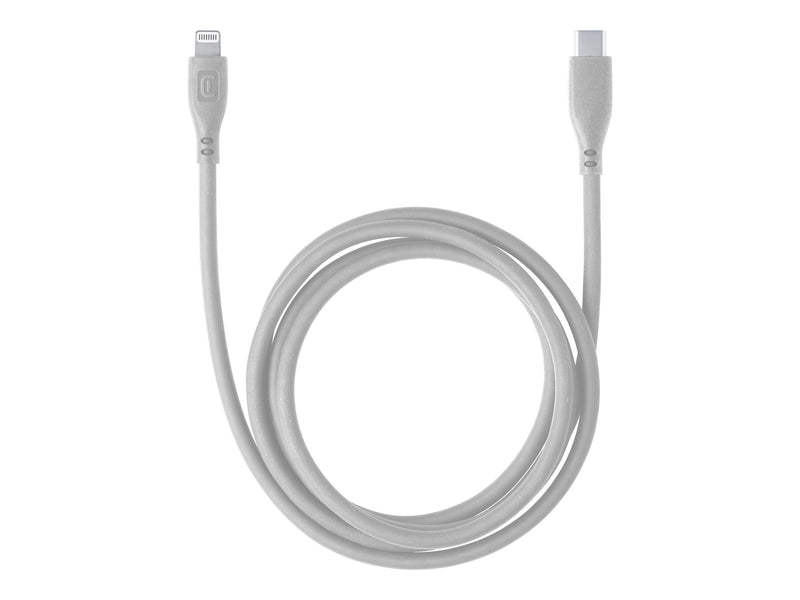 CellularLine ladekabel USB-C til Lightning 1,2m - Grå