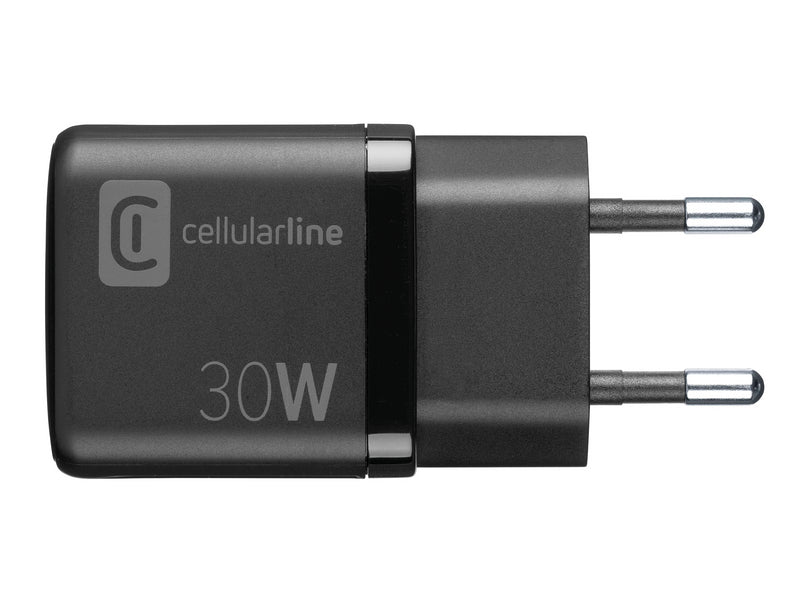 CellularLine 30W Multipower Strømadapter USB-A og USB-C