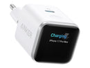 Anker Display 45W Strømadapter USB-C - Hvit