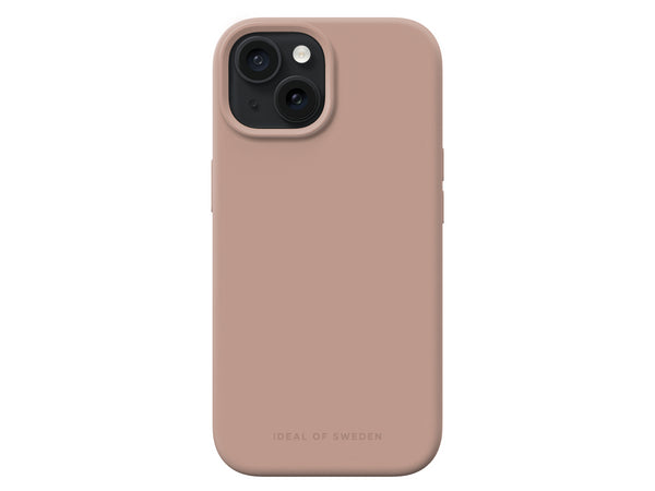 iDeal Silikondeksel iPhone 15 - Pudderrosa