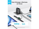 Anker 140W Strømadapter USB-C m/kabel