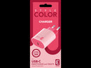 CellularLine 20W Strømadapter USB-C - Rosa