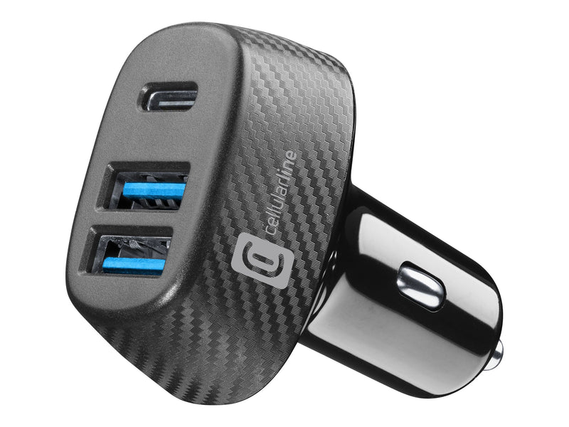 CellularLine 44W Multipower Trio Billader USB-A og USB-C