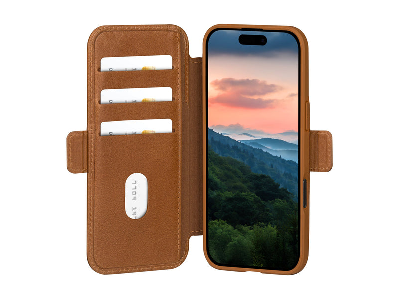 dbramante Copenhagen Lommebokdeksel iPhone 17 - Brun