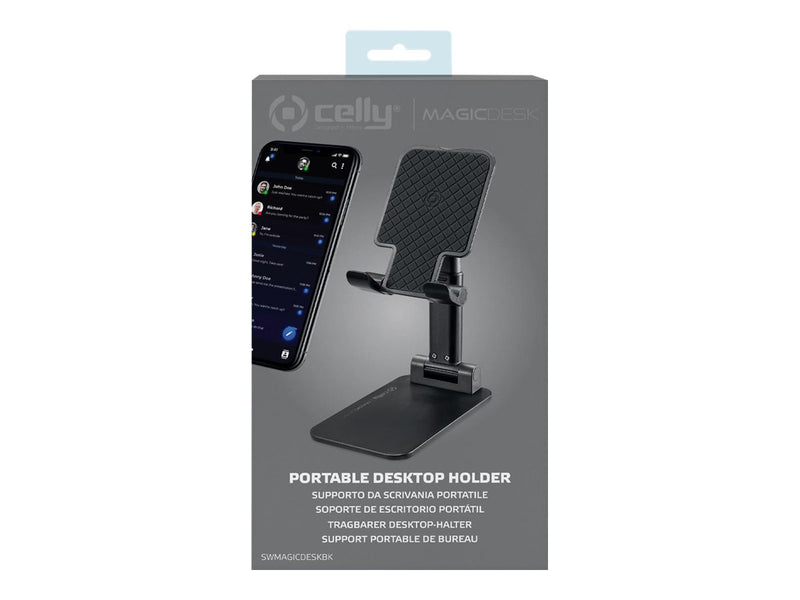 Celly Magic Desk Skrivebordsholder - Svart