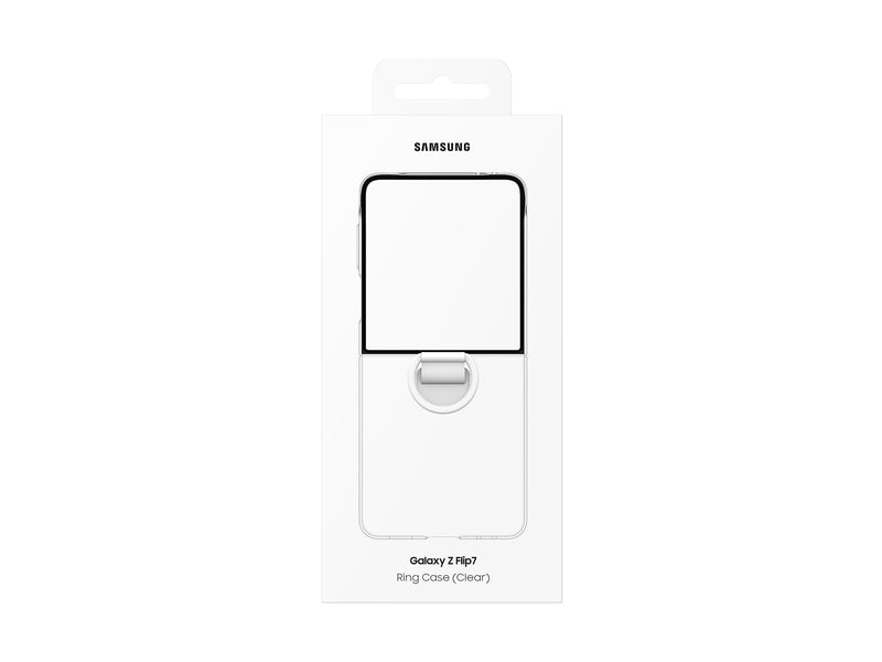 Samsung Ring Flip Silikondeksel Samsung Z Flip7 - Gjennomsiktig