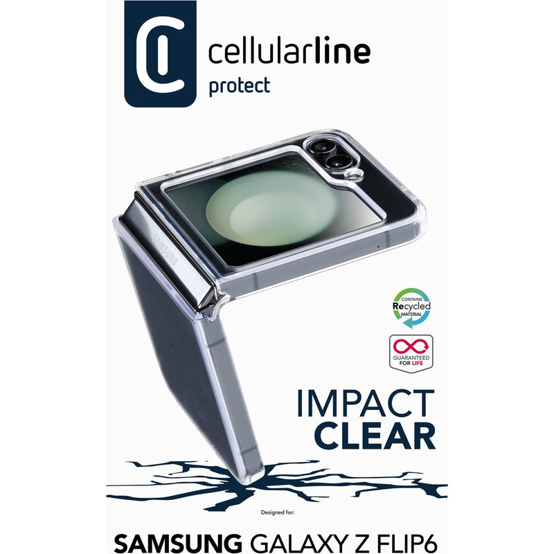 CellularLine Impact Mobildeksel Samsung Flip7 FE/Flip6 - Gjennomsiktig