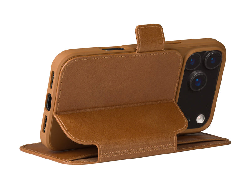 dbramante Copenhagen Lommebokdeksel iPhone 17 Pro Max - Brun