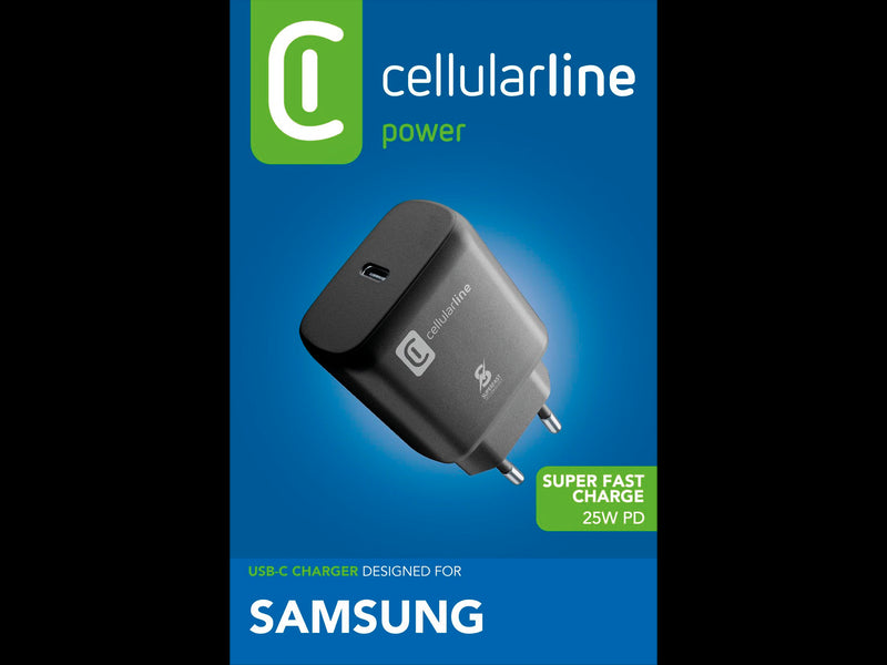 CellularLine 25W Strømadapter Samsung USB-C