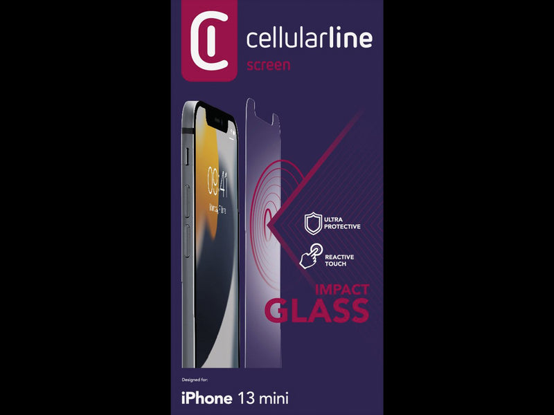 CellularLine Skjermbeskyttelse iPhone 13 Mini