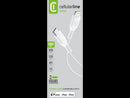 CellularLine ladekabel USB-C til Lightning 3m - Hvit