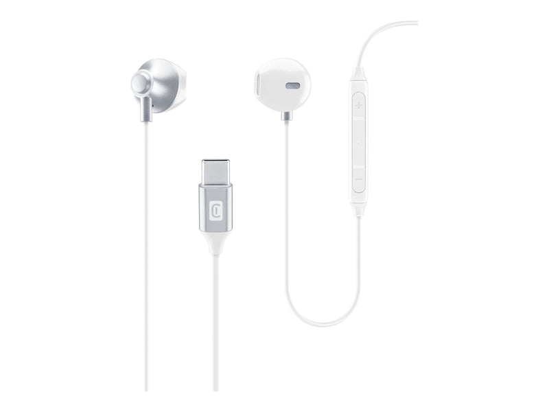 CellularLine Orbit Ørepropper med USB-C - Hvit