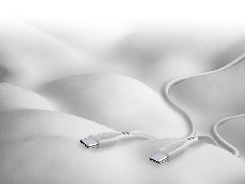 CellularLine ladekabel USB-C til USB-C 1,2m - Grå