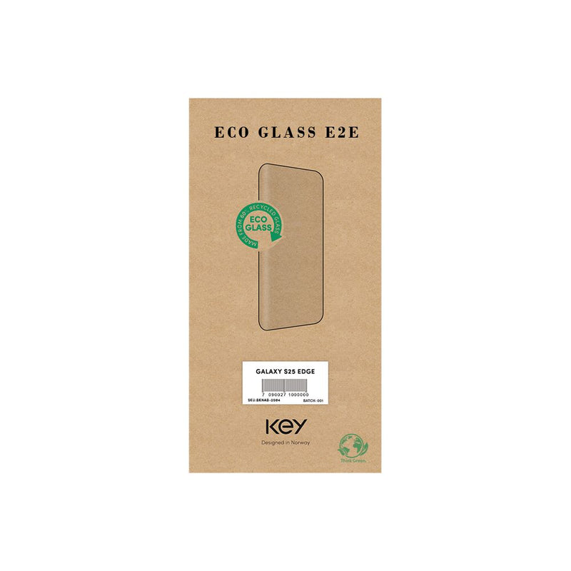ECO Skjermbeskyttelse med heldekkende glass Samsung S25 Edge