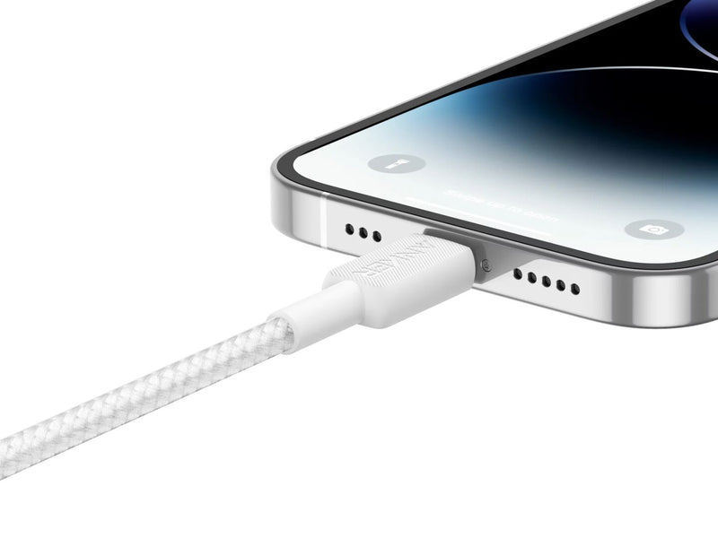 Anker 322 Ladekabel USB-C til Lightning 0,9m - Hvit