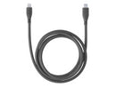 CellularLine ladekabel USB-C til Lightning 1,2m - Svart