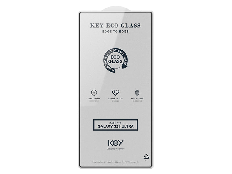 ECO Skjermbeskyttelse heldekkende glass Samsung S24 Ultra