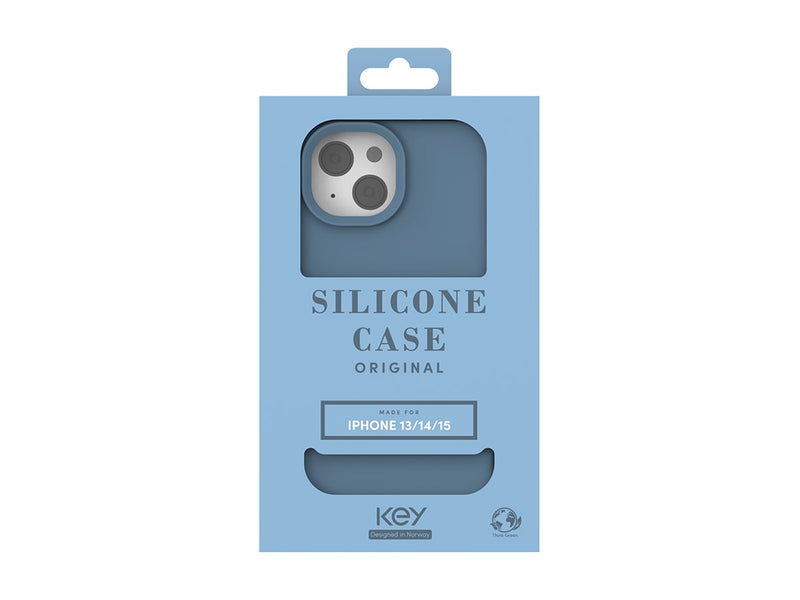 Silikondeksel iPhone 15/14/13 Magsafe - Blå