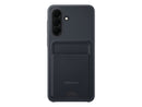 Samsung Silikondeksel m/kortholder Samsung A37 - Svart