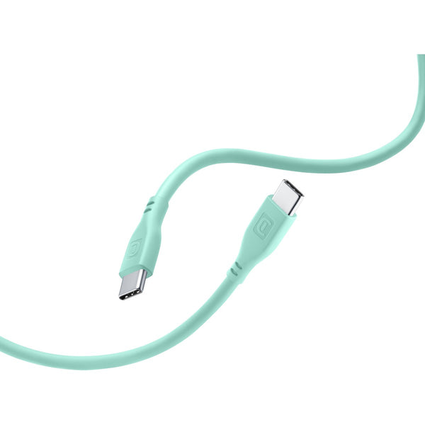 CellularLine ladekabel USB-C til USB-C 1,2m - Grønn