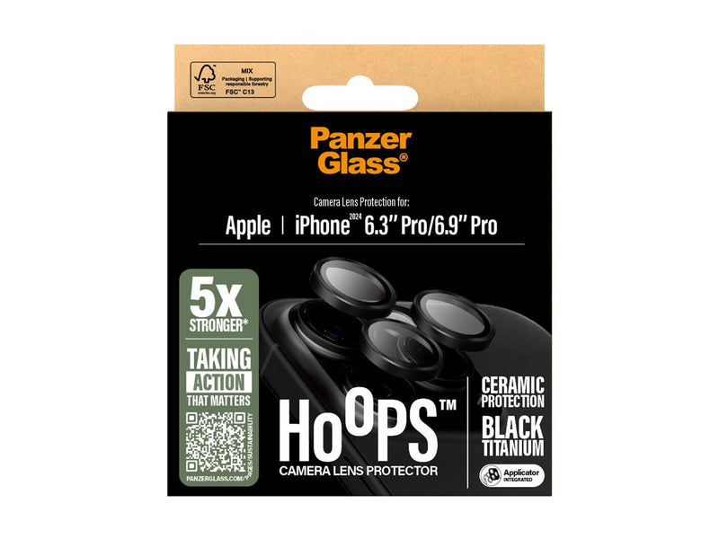 PanzerGlass Ceriamic Linsebeskyttelse iPhone 16 Pro/16 Pro Max