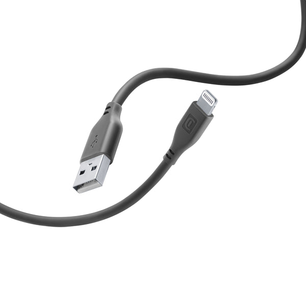 CellularLine ladekabel USB-A til Lightning 1,2m - Svart
