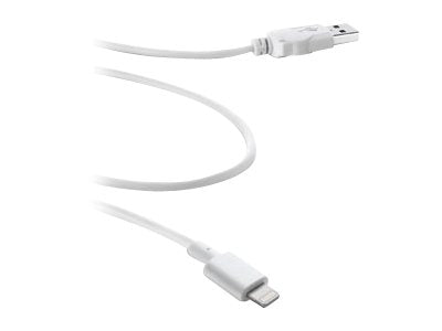 CellularLine ladekabel USB-A til Lightning - Hvit