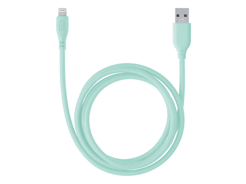 CellularLine ladekabel USB-A til Lightning 1,2m - Grønn