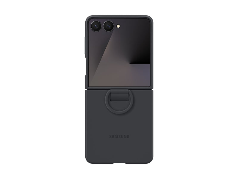 Samsung Ring Flip Silikondeksel Samsung Z Flip7 - Svart