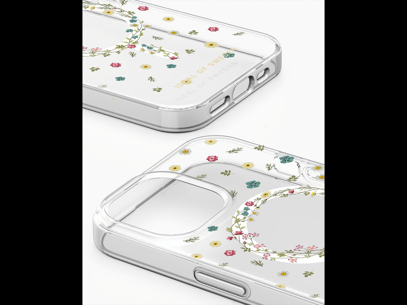 iDeal Mobildeksel iPhone 15 Magsafe - Gjennomsiktig Floral