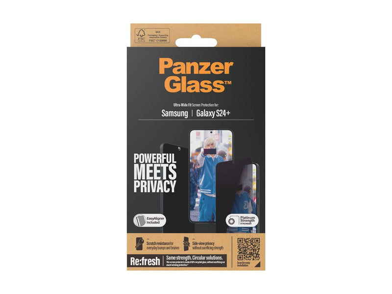 PanzerGlass Privacy Skjermbeskyttelse Samsung S24 Plus