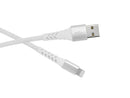 Key GRS Ladekabel USB-A til Lightning 1m - Hvit