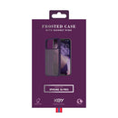 Frosted TPU-deksel iPhone 18 Pro / 17 Pro Magsafe - Mørk kirsebærrød