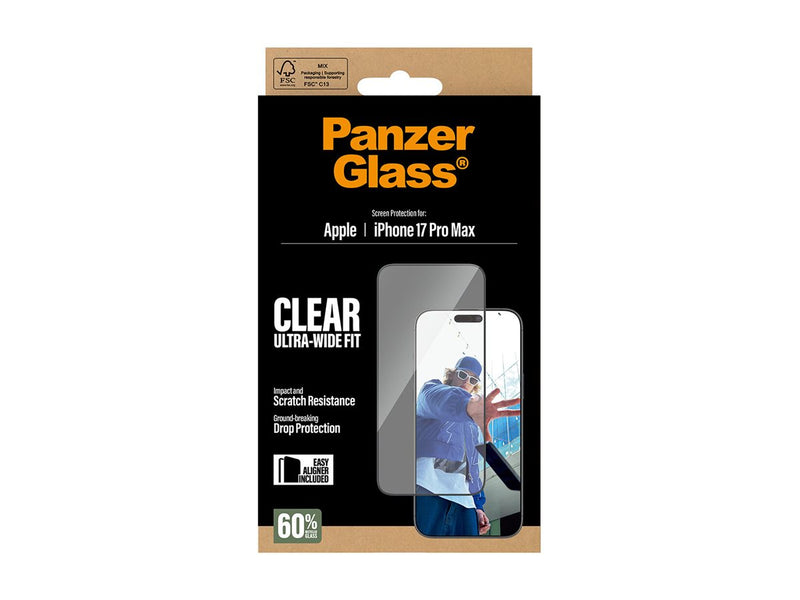 PanzerGlass UWF Skjermbeskyttelse iPhone 17 Pro Max