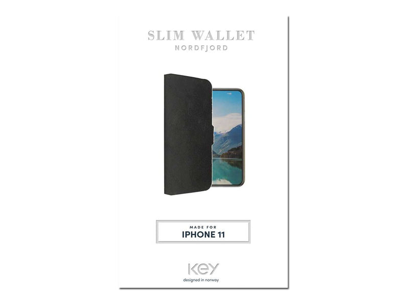 Lommebokdeksel iPhone 11 - Svart