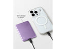 iDeal Slim PowerBank m/Magsafe 5000 mAh - Lavendelmelk