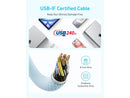Anker Zalo 240W Ladekabel USB-C til USB-C 1,8m - Hvit
