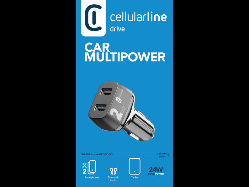 CellularLine 24W Multipower 2 Billader USB-A