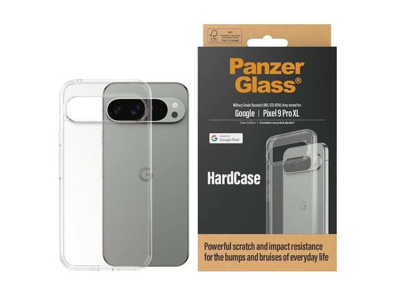 PanzerGlass Hardcase Plastdeksel Google Pixel 9 Pro XL - Gjennomsiktig