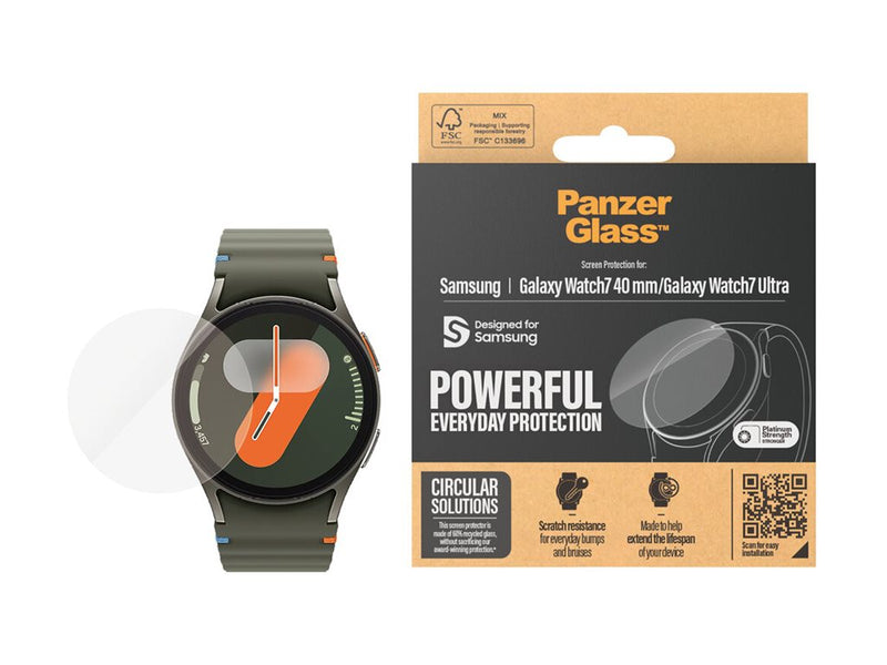 PanzerGlass Skjermbeskyttelse Samsung Watch 7 40mm