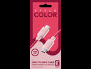 CellularLine ladekabel USB-C til USB-C 1m - Rosa