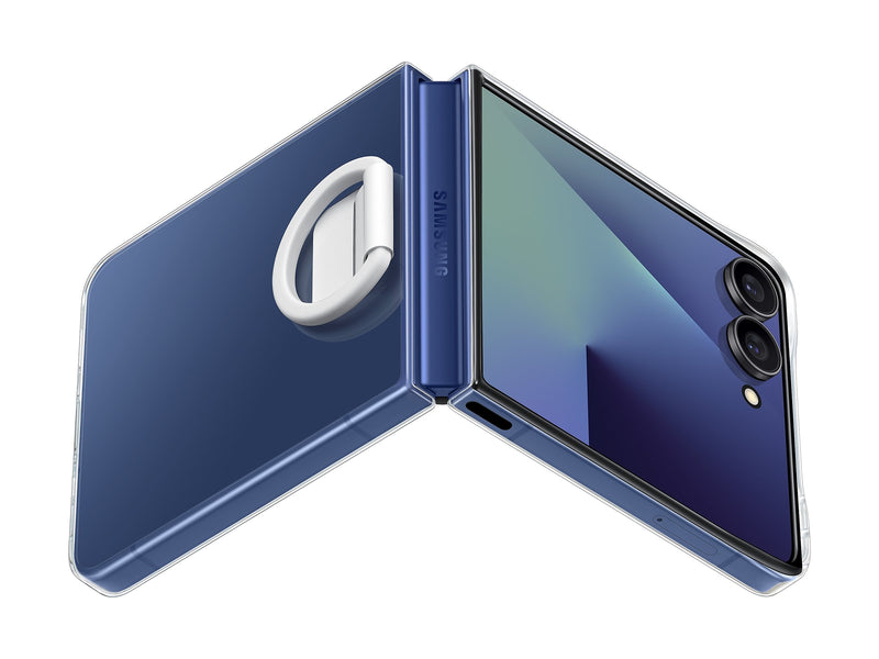 Samsung Ring Flip Silikondeksel Samsung Z Flip7 - Gjennomsiktig
