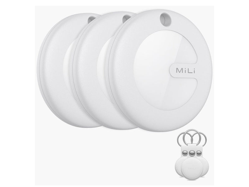 MiLi MiTag med lærdeksel 3pk - Hvit