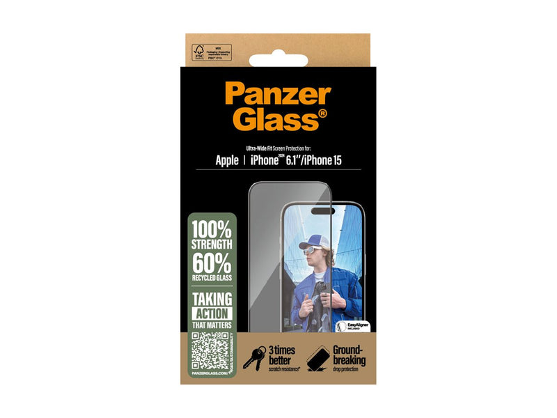 PanzerGlass Skjermbeskyttelse iPhone 16