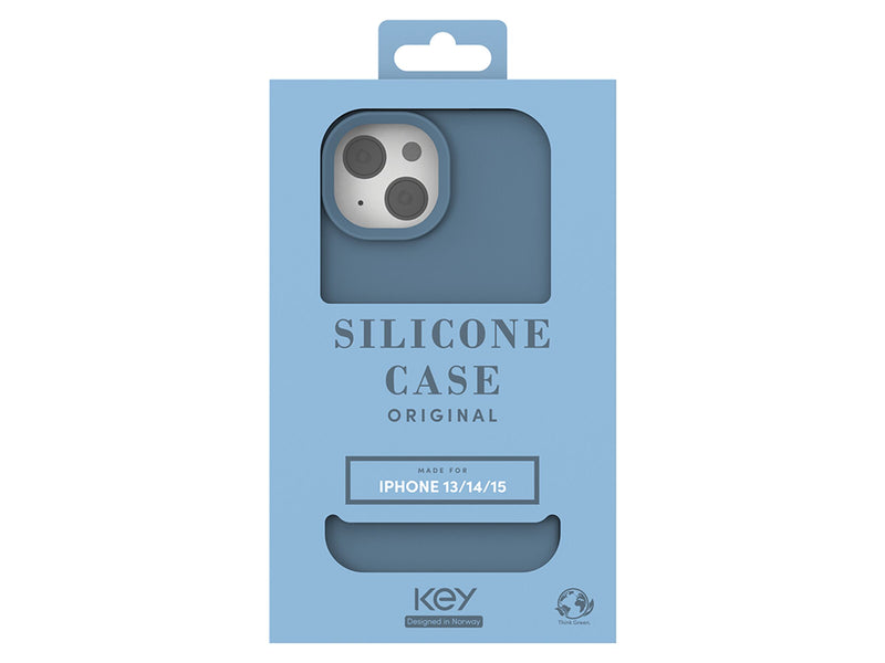 Silikondeksel iPhone 15/14/13 Magsafe - Blå